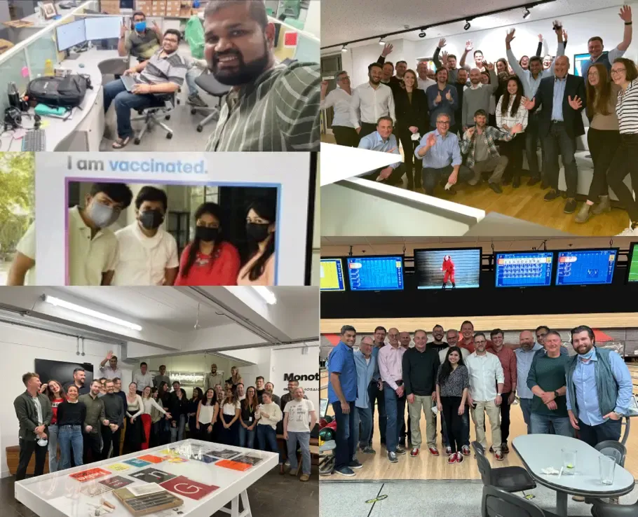 Monotype 구성원들의 사무실·이벤트·팀 활동 모습