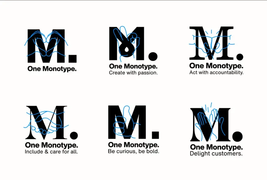 Monotype 구성원들의 팀 이벤트 및 협업 모습