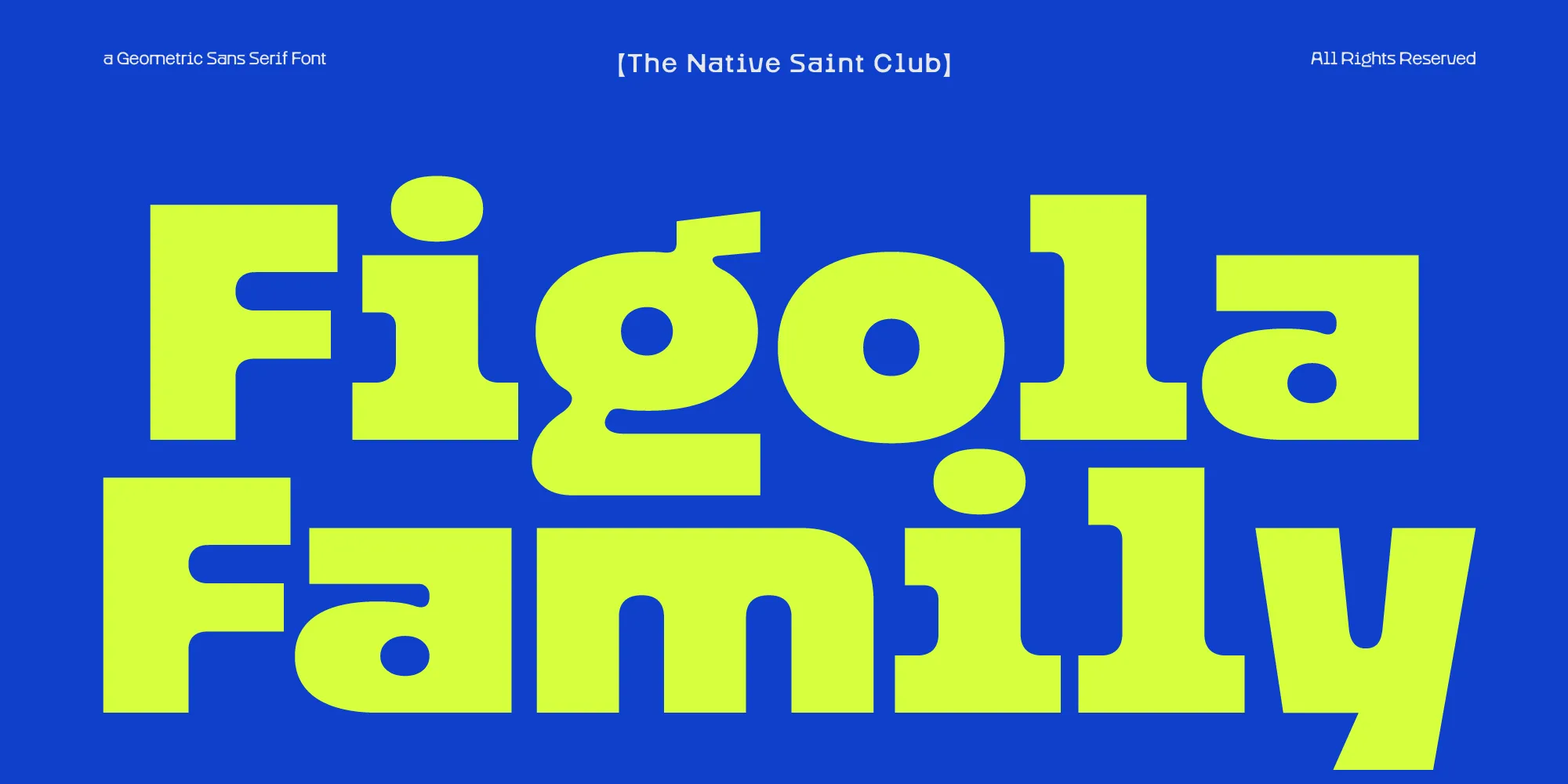 Figola 폰트 스펙시멘 — 메인