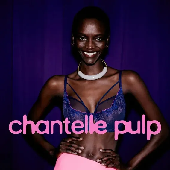 Chantelle team at the Paris lingerie trade show 2024