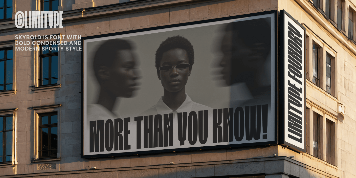 Skybold 폰트 스펙시멘 3